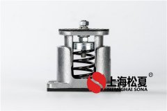 機器運轉時會產生振動，可以安裝彈簧減震器